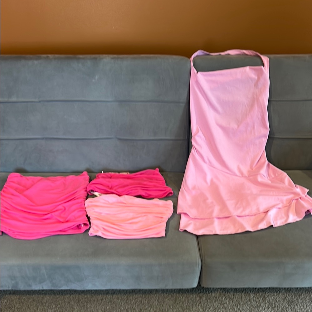 SHEIN - 4 Pieces: 2 tops, 1 skirt, 1 dress - all size Small